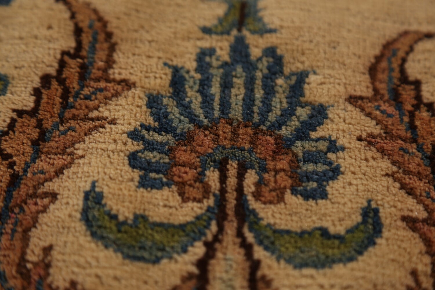 Pre-1900 Vegetable Dye Kerman Persian Large Rug 11x20