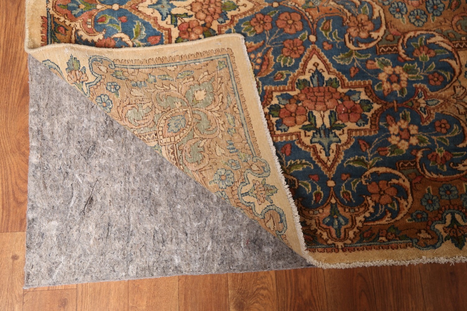 Pre-1900 Vegetable Dye Kerman Persian Large Rug 11x20