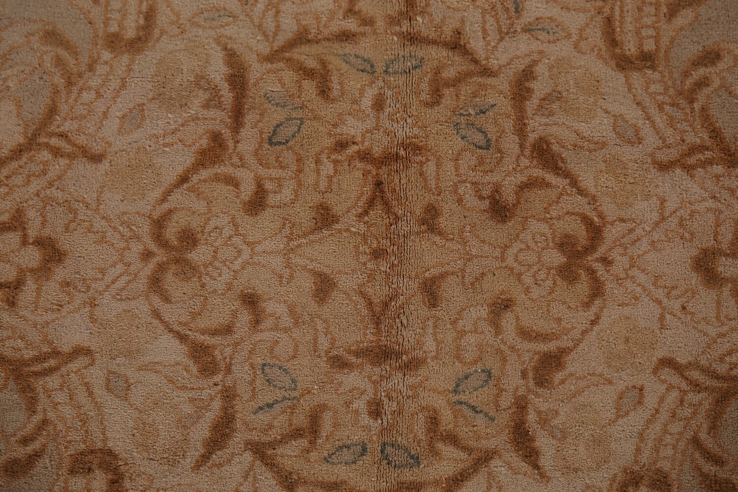 Antique Vegetable Dye Kerman Persian Large Rug 11x20