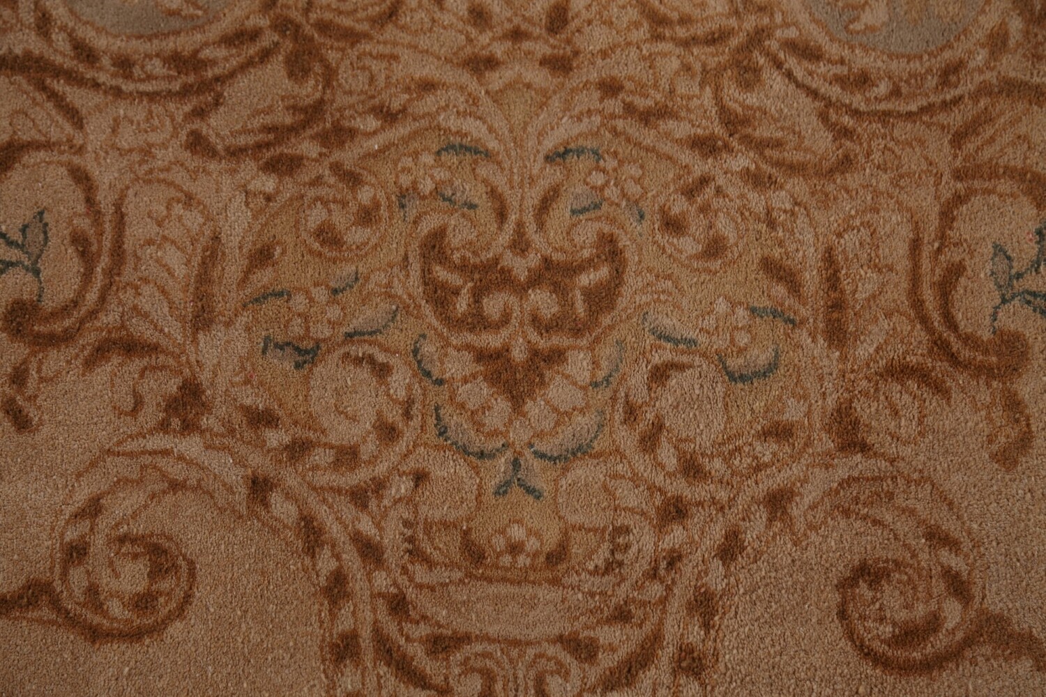 Antique Vegetable Dye Kerman Persian Large Rug 11x20