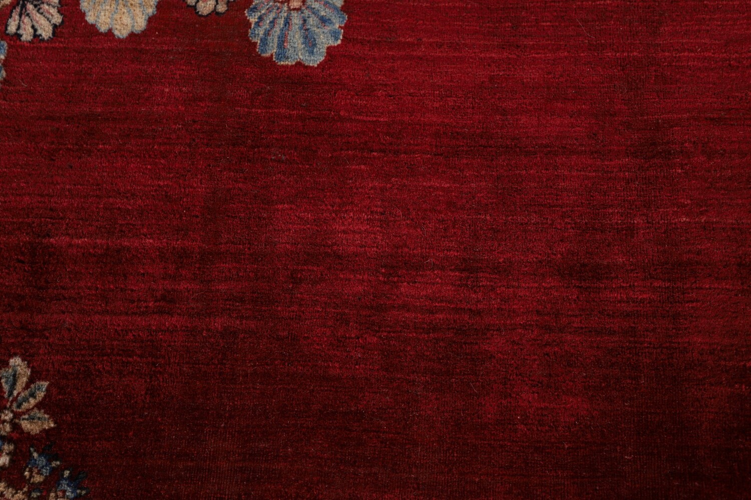Pre-1900 Vegetable Dye Kerman Ravar Persian Large Rug 14x19