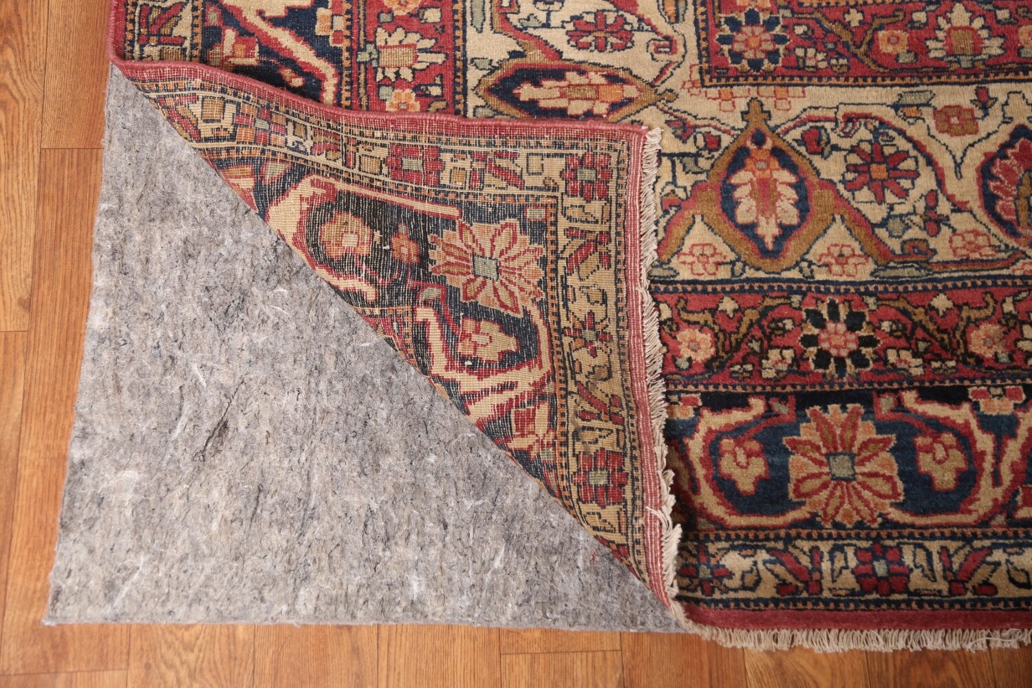 Pre-1900 Vegetable Dye Kerman Ravar Persian Large Rug 10x16