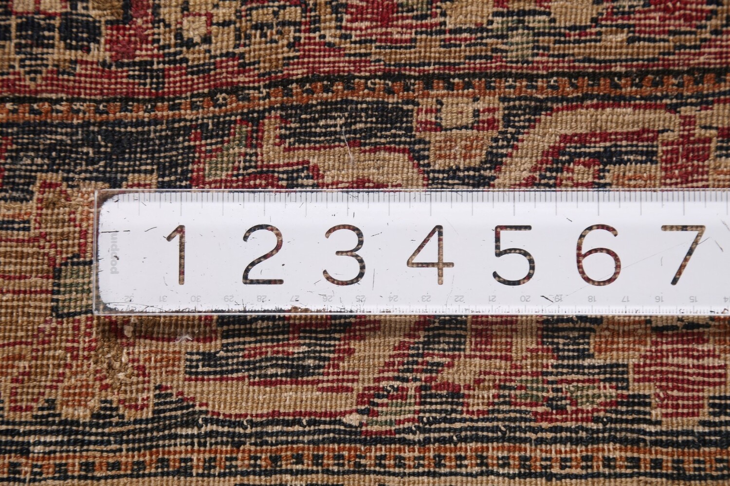 Pre-1900 Vegetable Dye Kerman Ravar Persian Large Rug 10x16