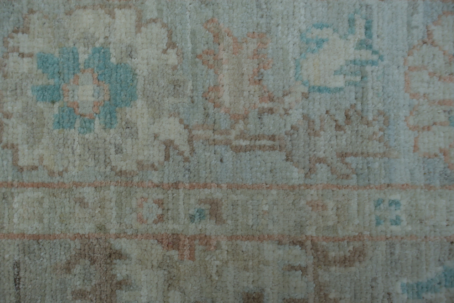 Vegetable Dye Oushak Turkish Accent Rug 4x6