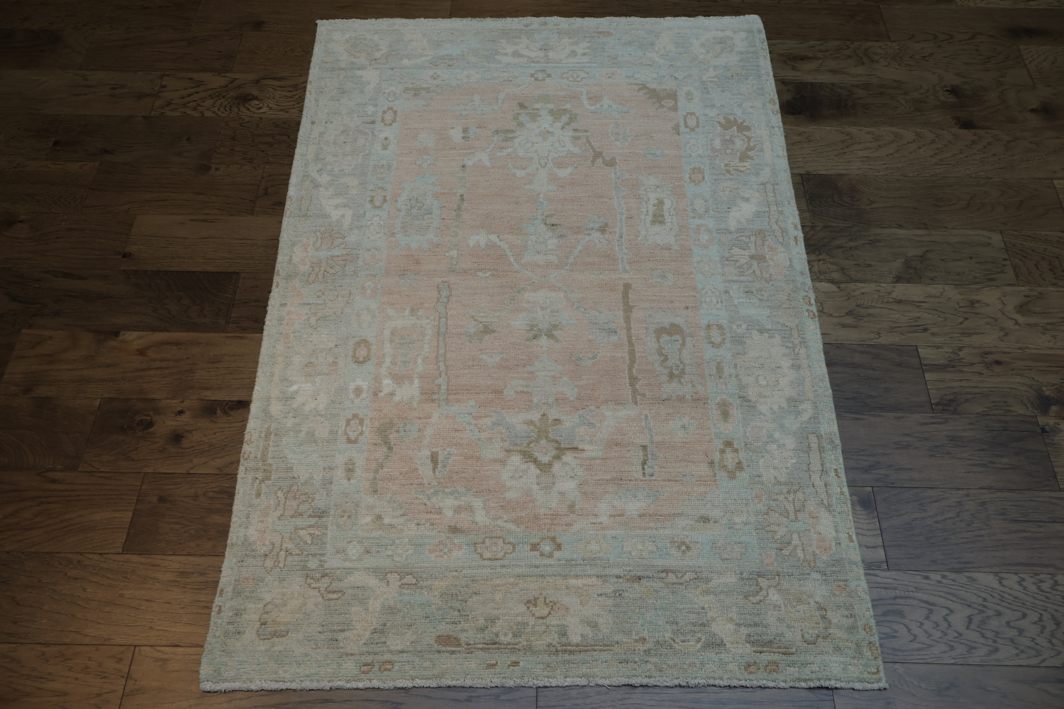 Vegetable Dye Oushak Oriental Accent Rug 4x6