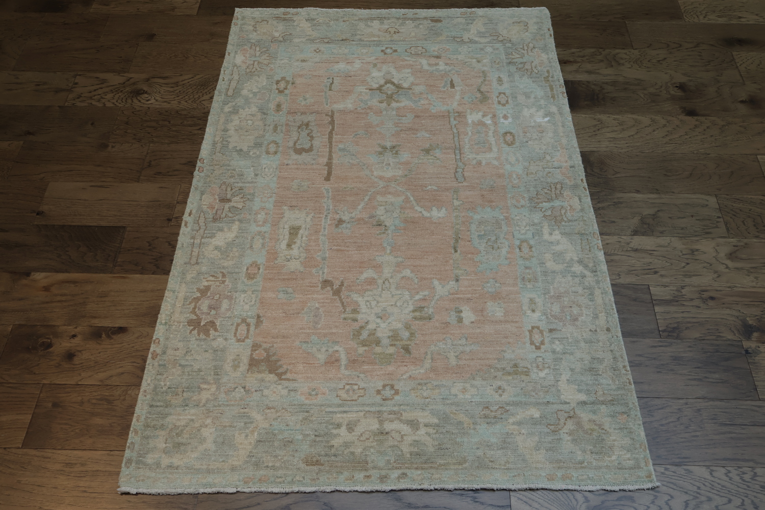 Vegetable Dye Oushak Oriental Accent Rug 4x6