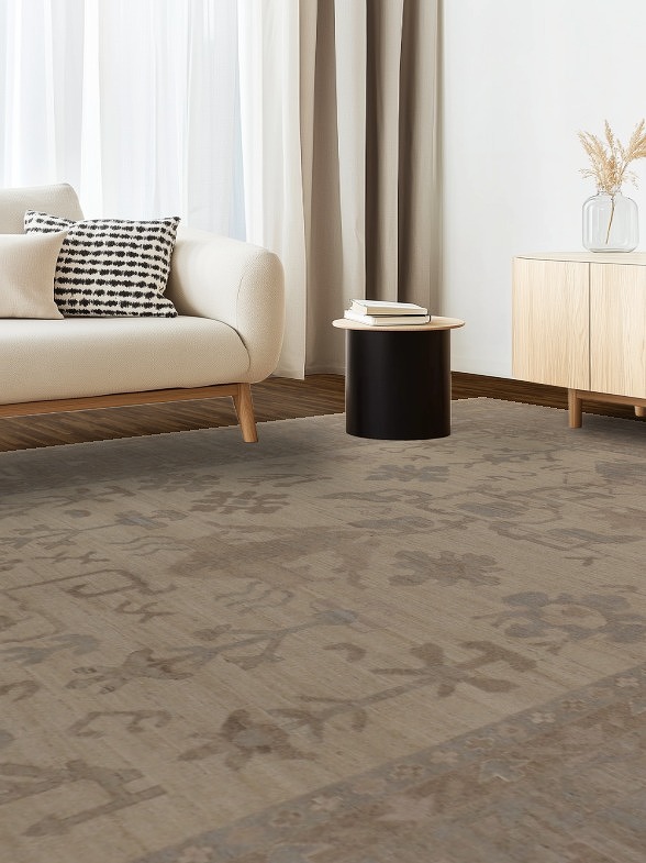 Vegetable Dye Oushak Oriental Large Rug 10x14