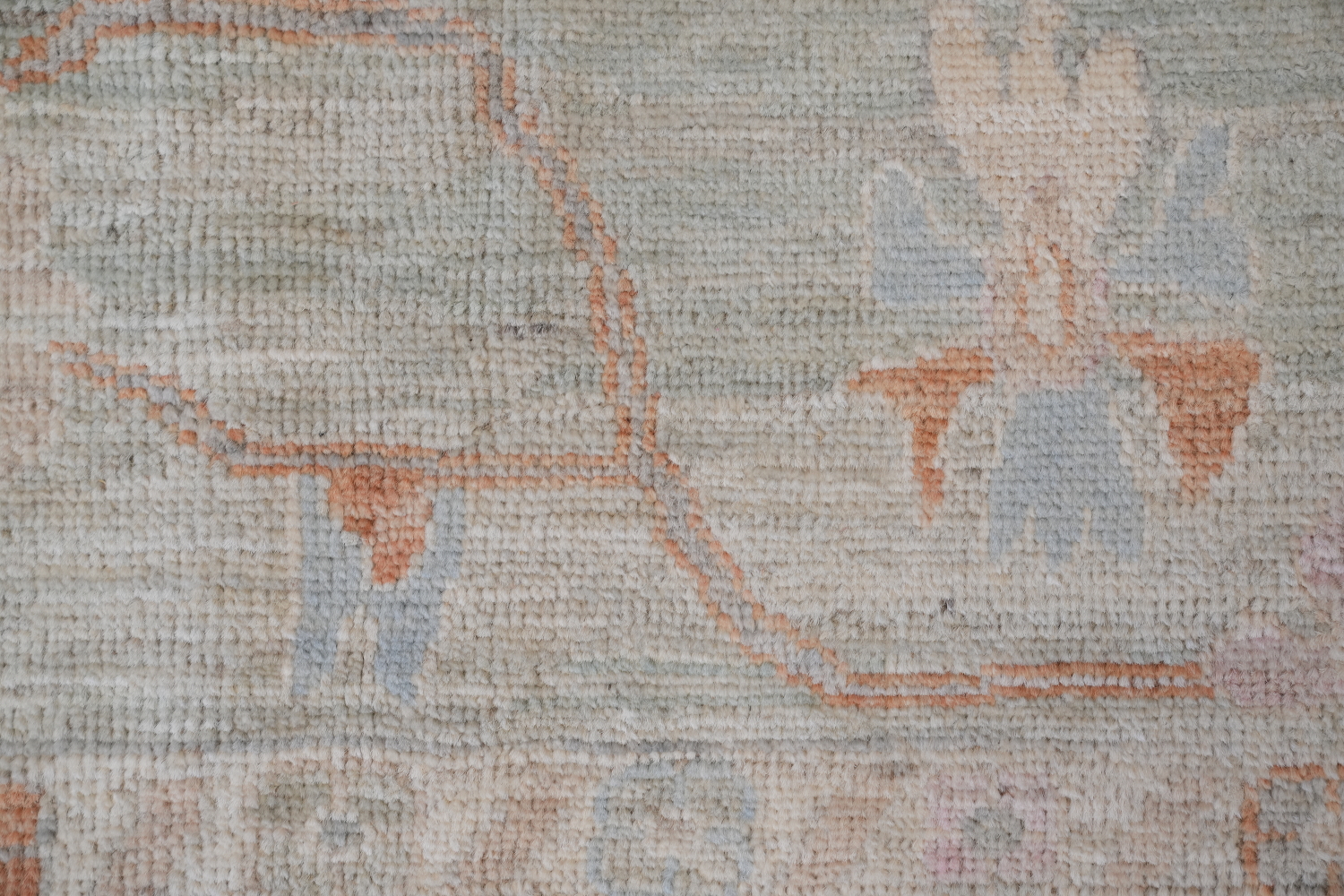Soft Toned Vegetable Dye Oushak Turkish Oriental Rug 9x12