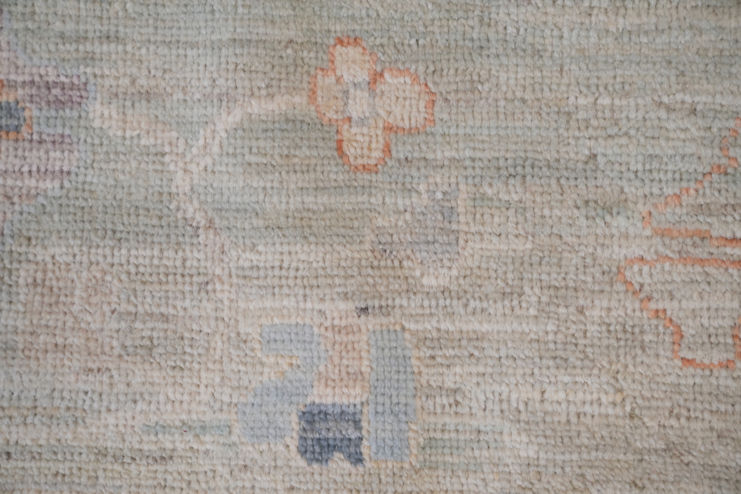 Soft Toned Vegetable Dye Oushak Turkish Oriental Rug 9x12
