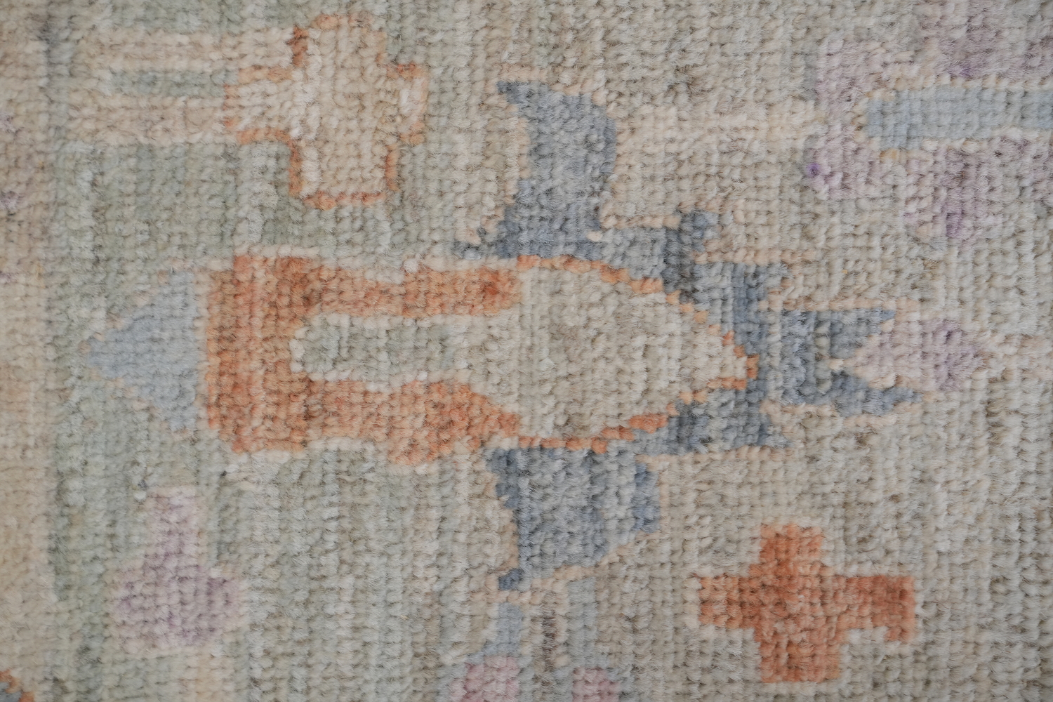 Soft Toned Vegetable Dye Oushak Turkish Oriental Rug 9x12