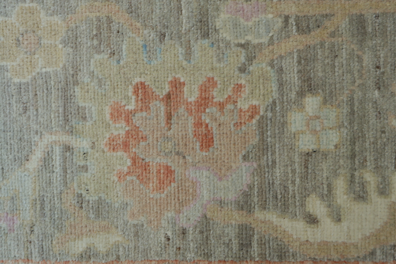 Vegetable Dye Oushak Turkish Area Rug 9x12