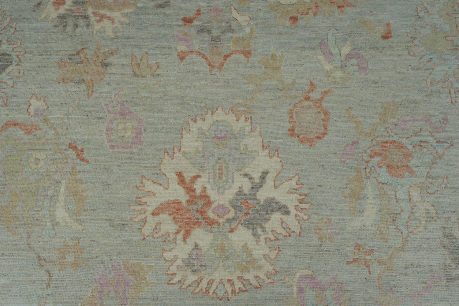 Vegetable Dye Oushak Turkish Area Rug 9x12