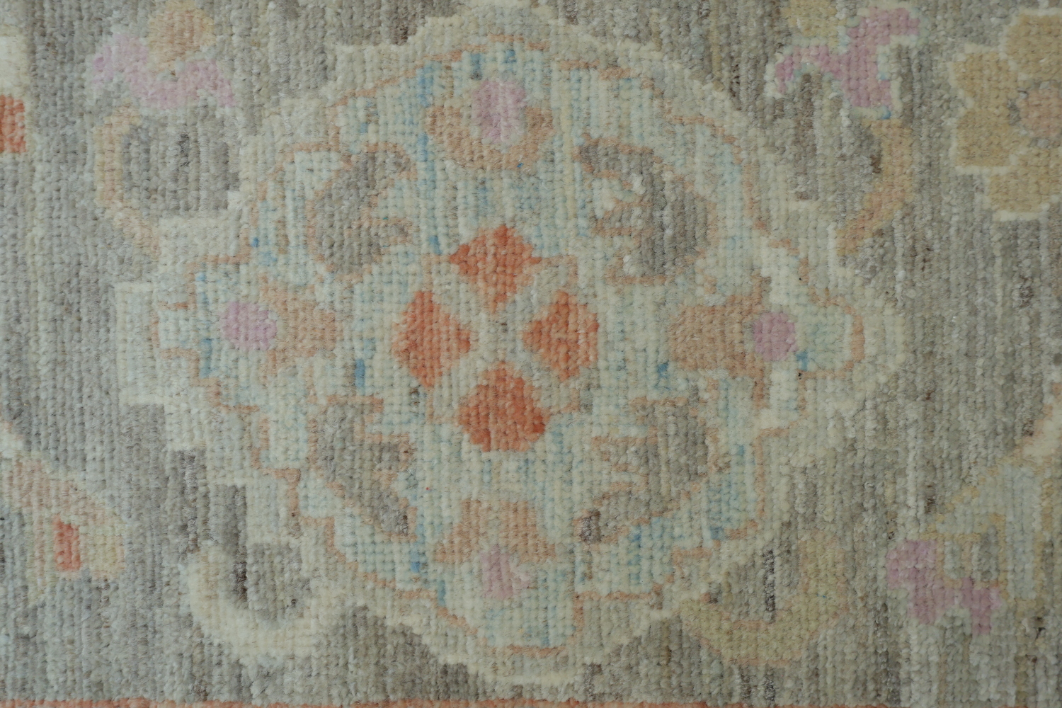 Vegetable Dye Oushak Turkish Area Rug 9x12