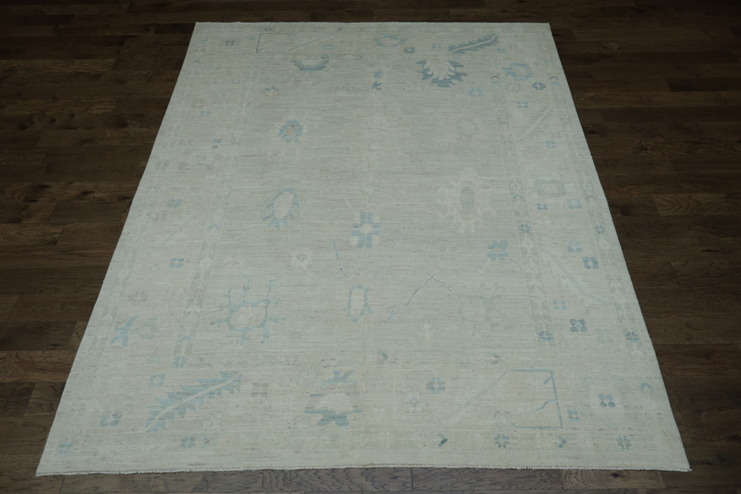 Vegetable Dye Oushak Turkish Area Rug 9x12