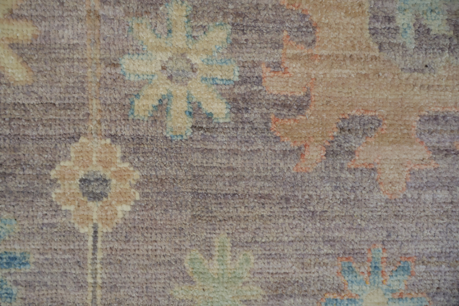 Vegetable Dye Oushak Turkish Area Rug 9x12