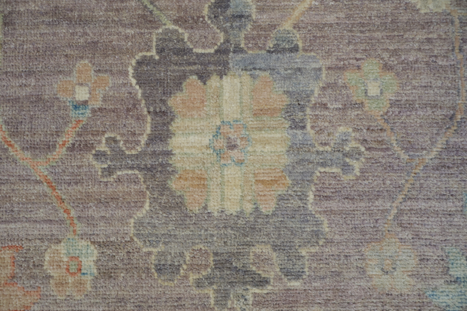 Vegetable Dye Oushak Turkish Area Rug 9x12