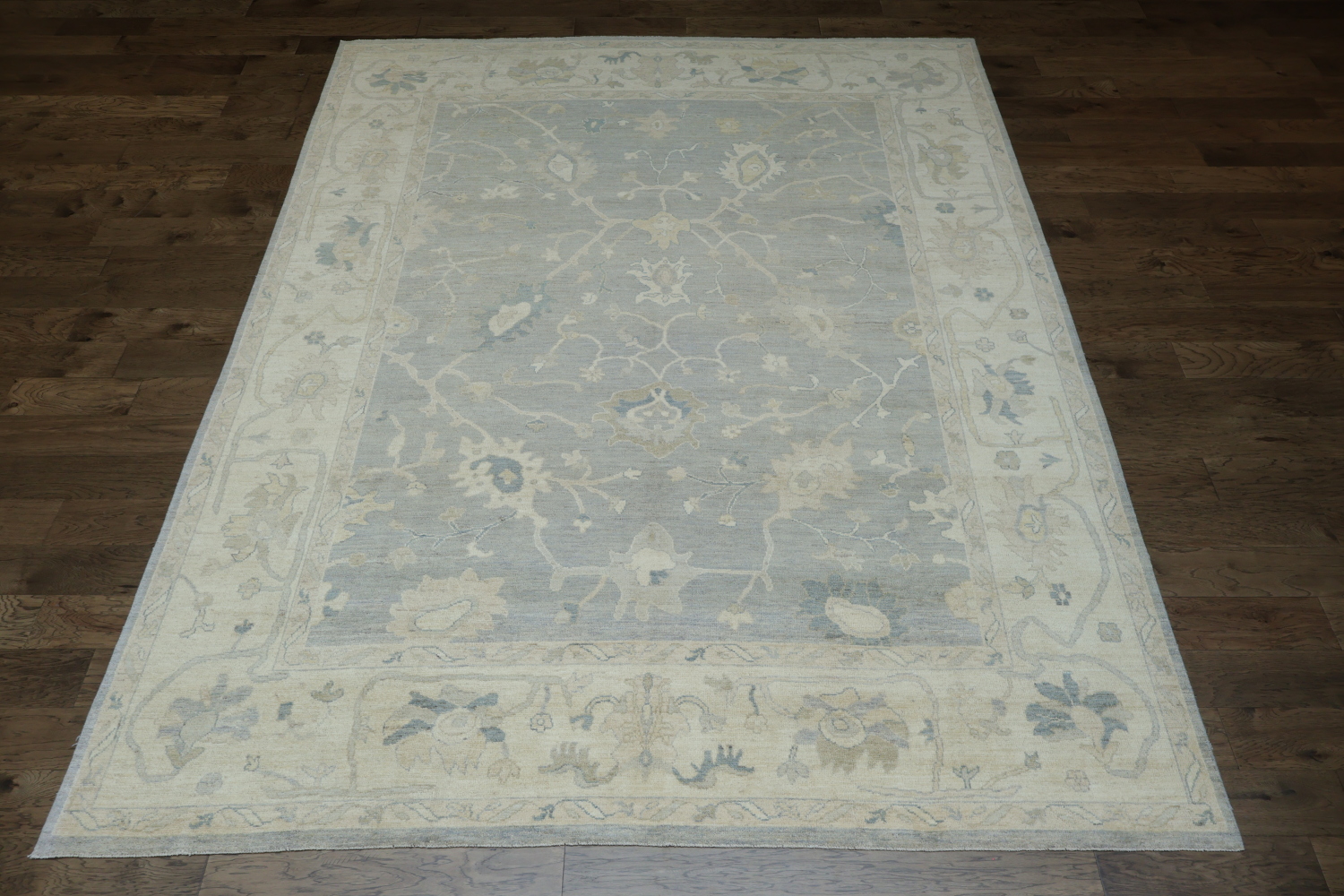 Vegetable Dye Oushak Turkish Area Rug 9x12