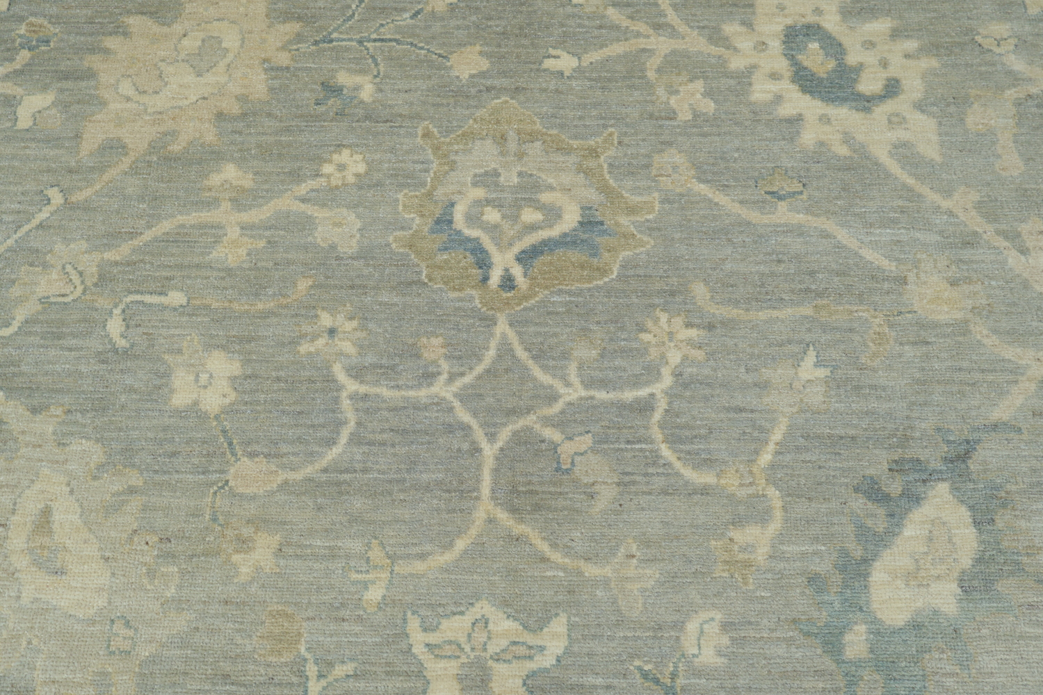 Vegetable Dye Oushak Turkish Area Rug 9x12