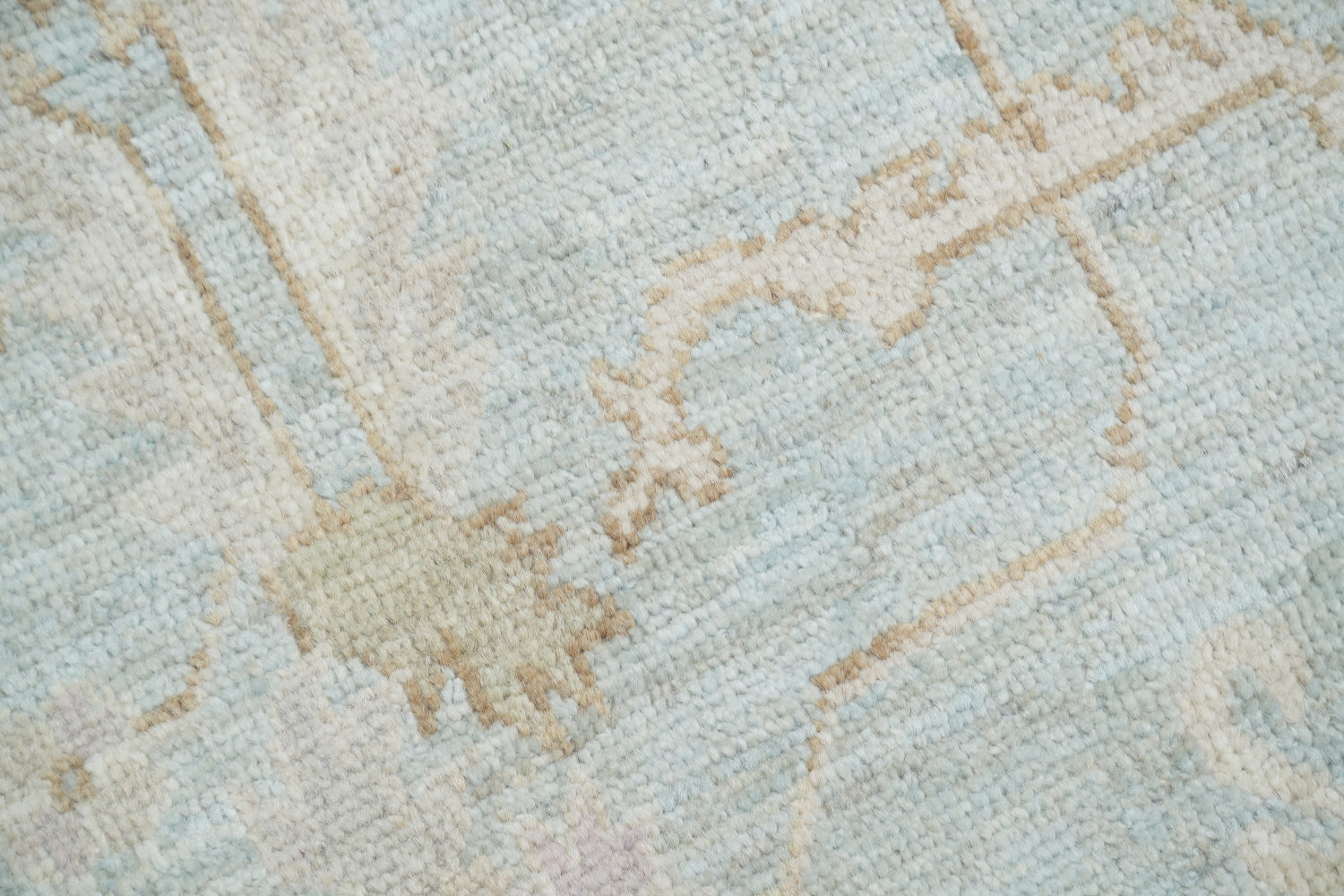 Vegetable Dye Oushak Turkish Area Rug 9x12