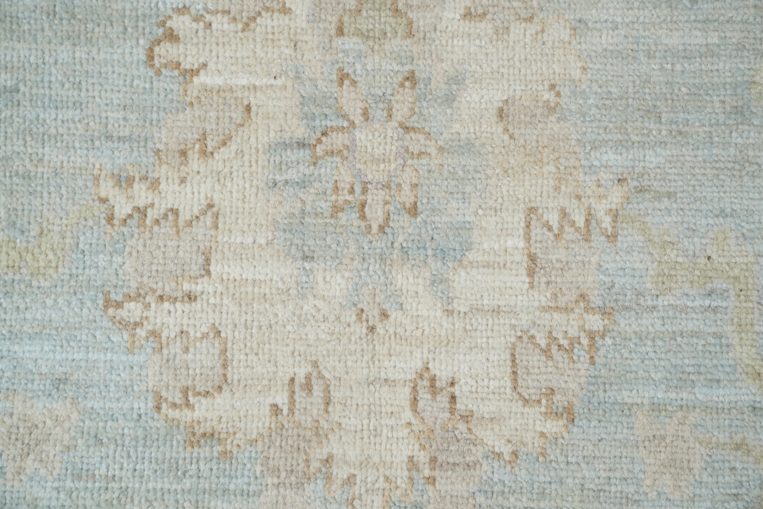 Vegetable Dye Oushak Turkish Area Rug 9x12