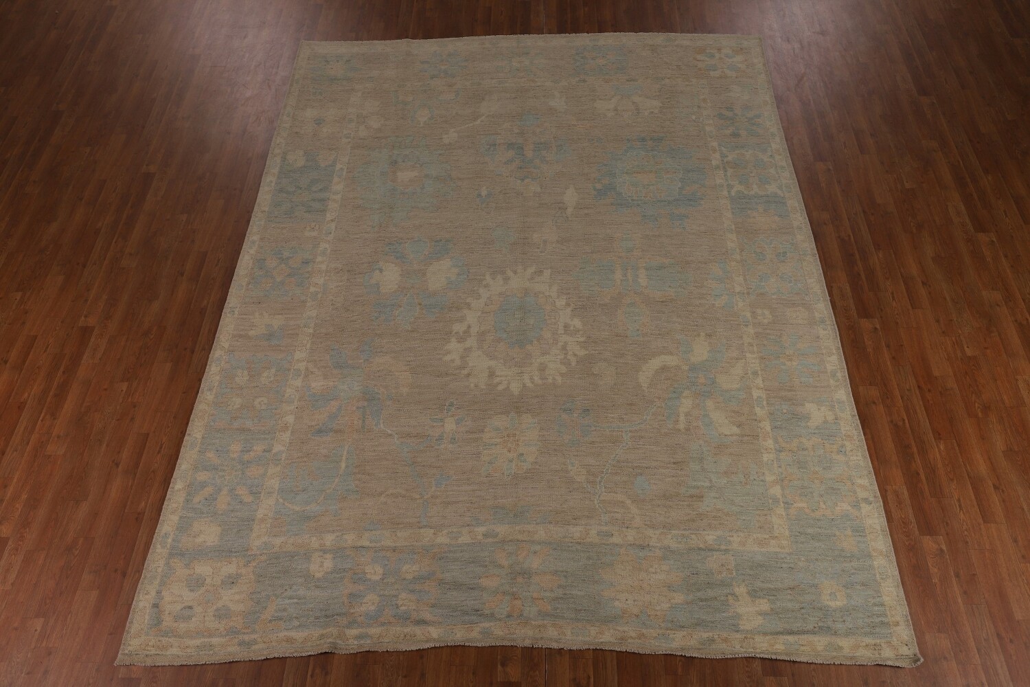 Vegetable Dye Oushak Turkish Area Rug 9x12