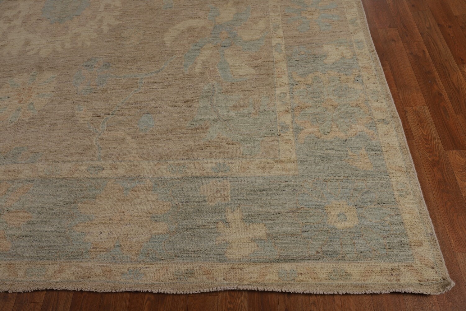 Vegetable Dye Oushak Turkish Area Rug 9x12