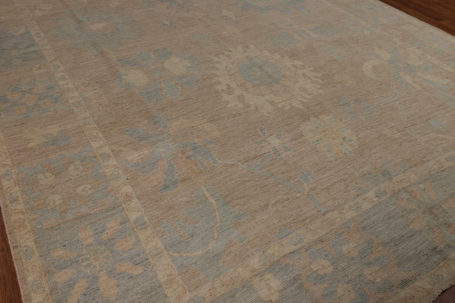 Vegetable Dye Oushak Turkish Area Rug 9x12