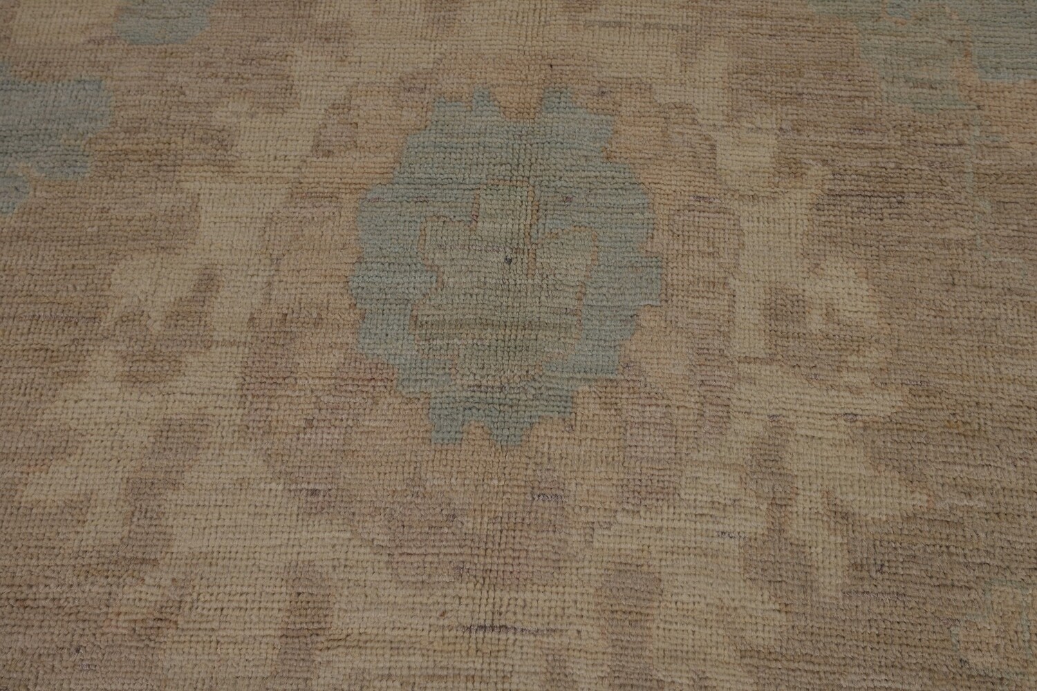 Vegetable Dye Oushak Turkish Area Rug 9x12
