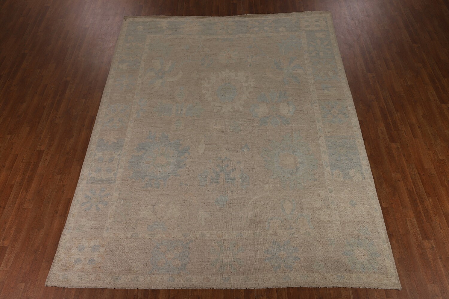 Vegetable Dye Oushak Turkish Area Rug 9x12