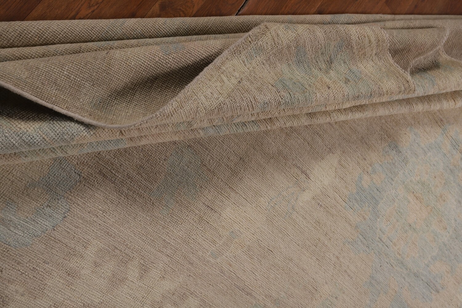 Vegetable Dye Oushak Turkish Area Rug 9x12
