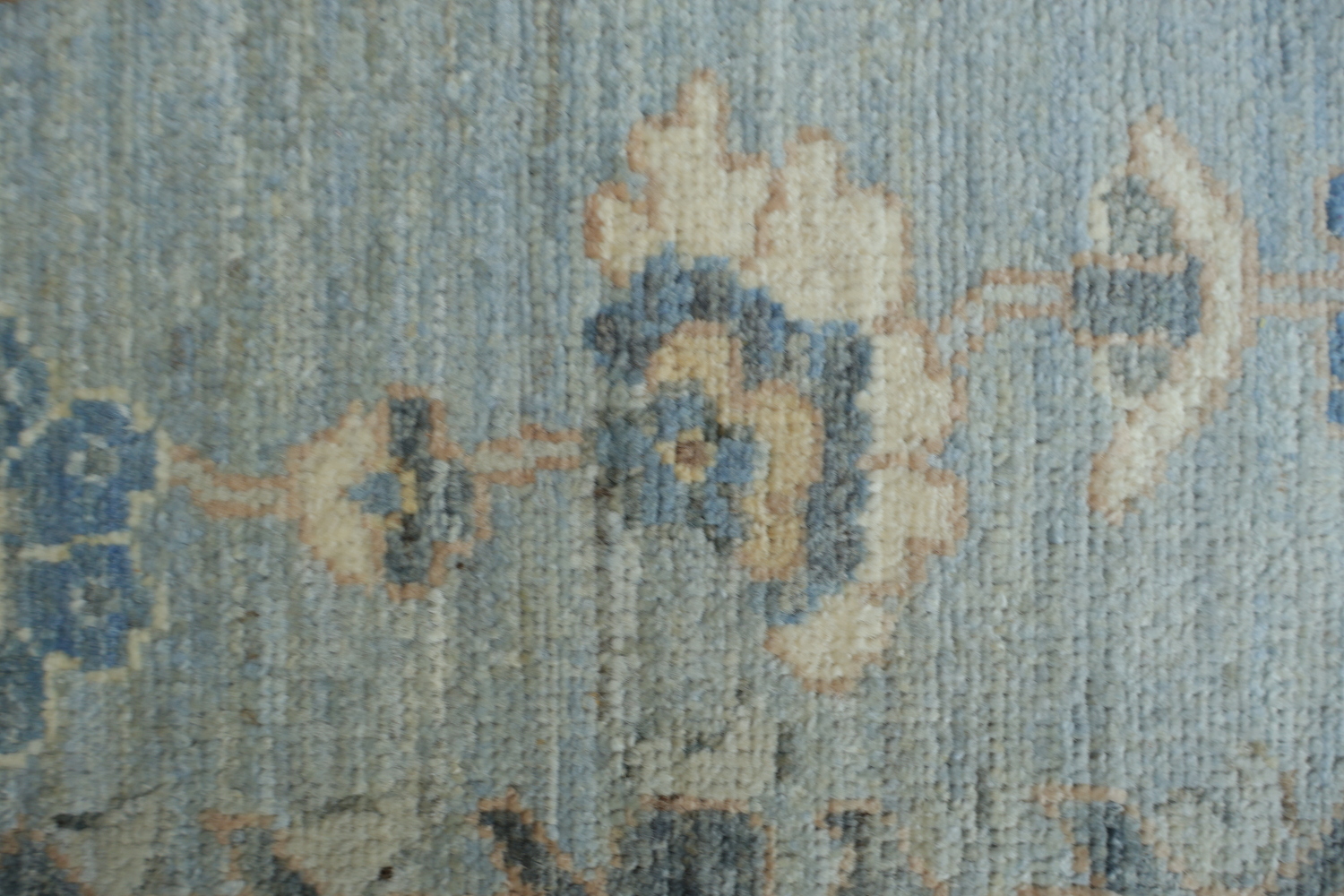 Vegetable Dye Oushak Turkish Area Rug 9x12