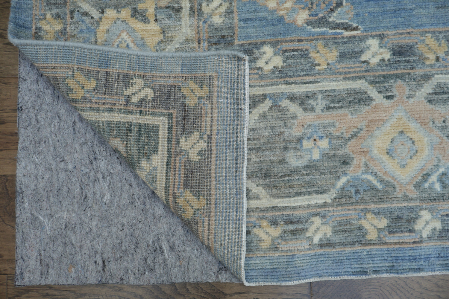 Vegetable Dye Oushak Turkish Area Rug 9x12