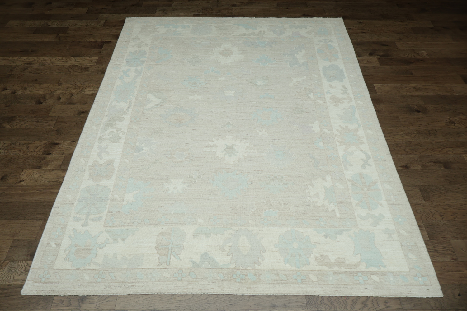 Vegetable Dye Oushak Turkish Area Rug 9x12