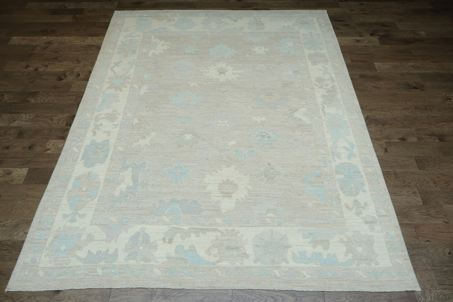 Vegetable Dye Oushak Turkish Area Rug 9x12