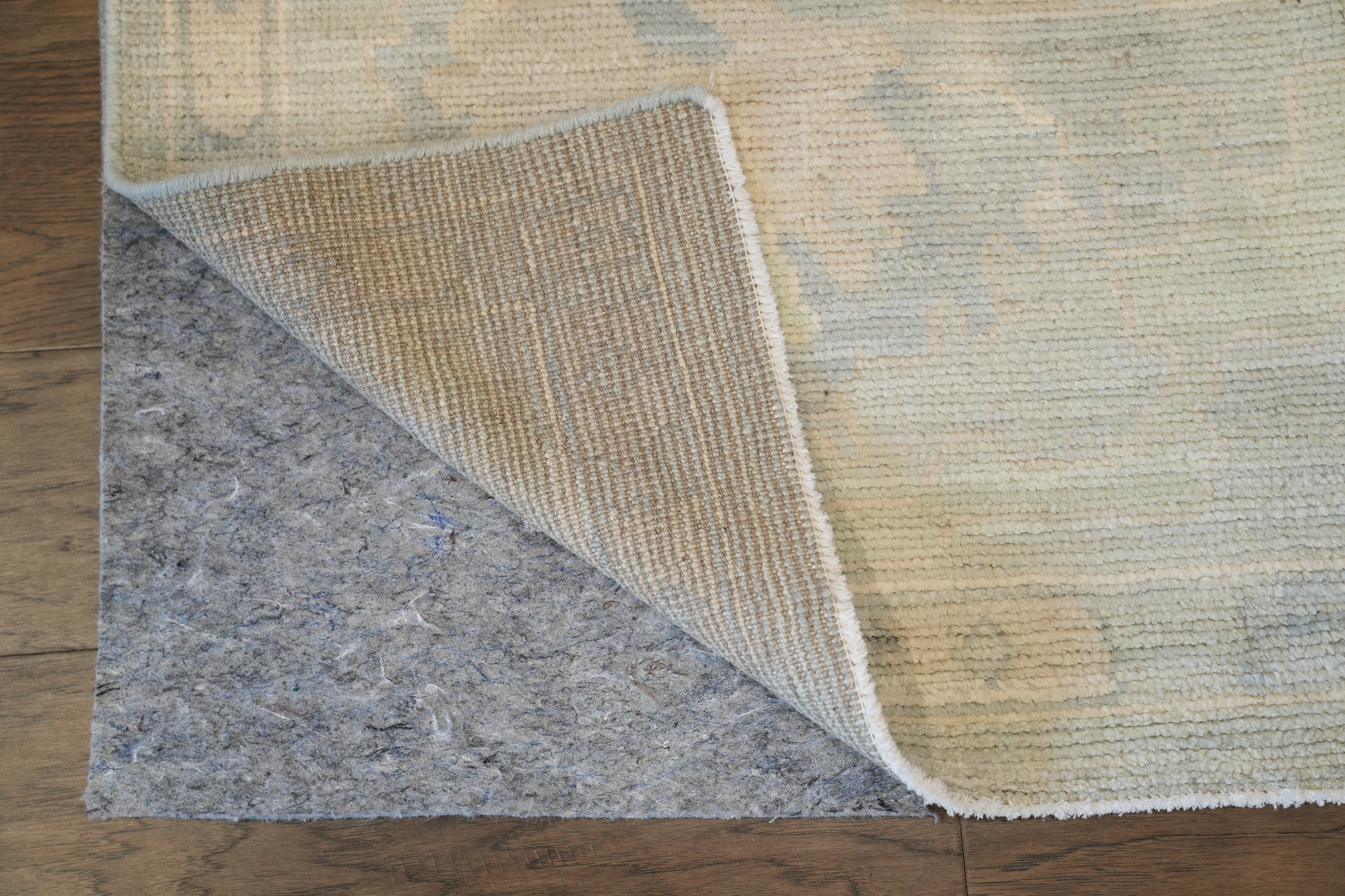 Muted Blue Vegetable Dye Oushak Turkish Area Rug 9x12
