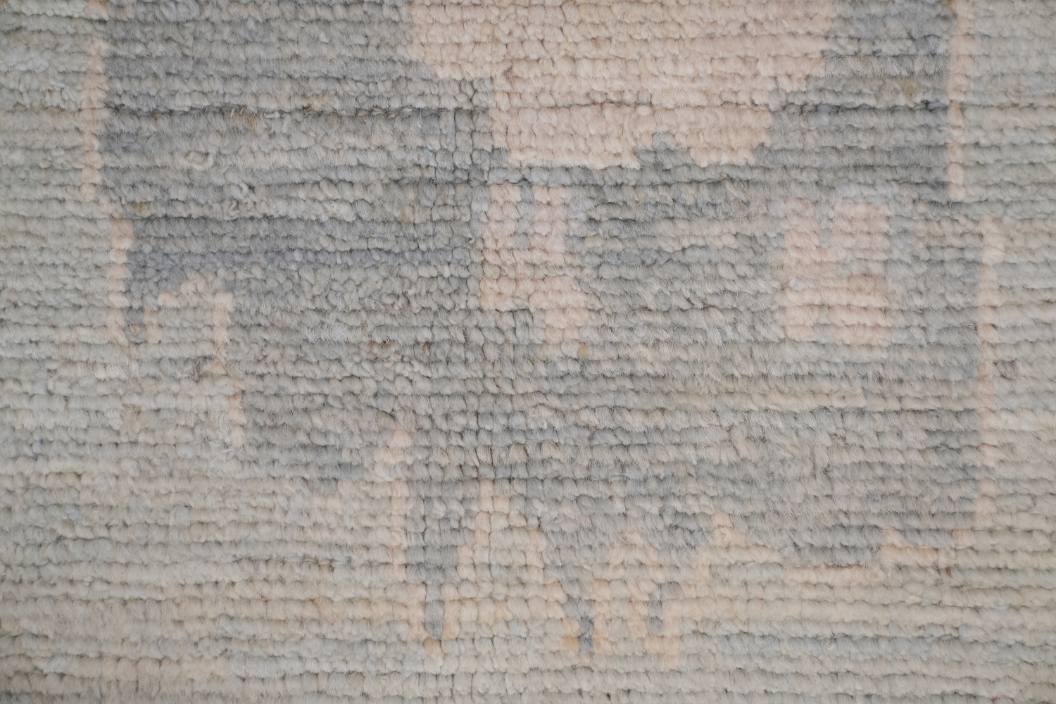 Muted Blue Vegetable Dye Oushak Turkish Area Rug 9x12