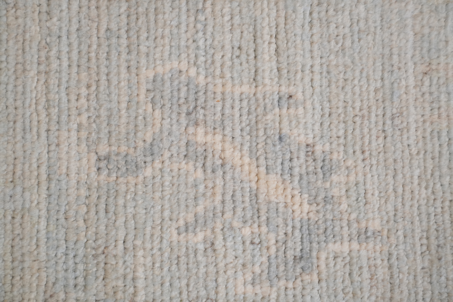 Muted Blue Vegetable Dye Oushak Turkish Area Rug 9x12