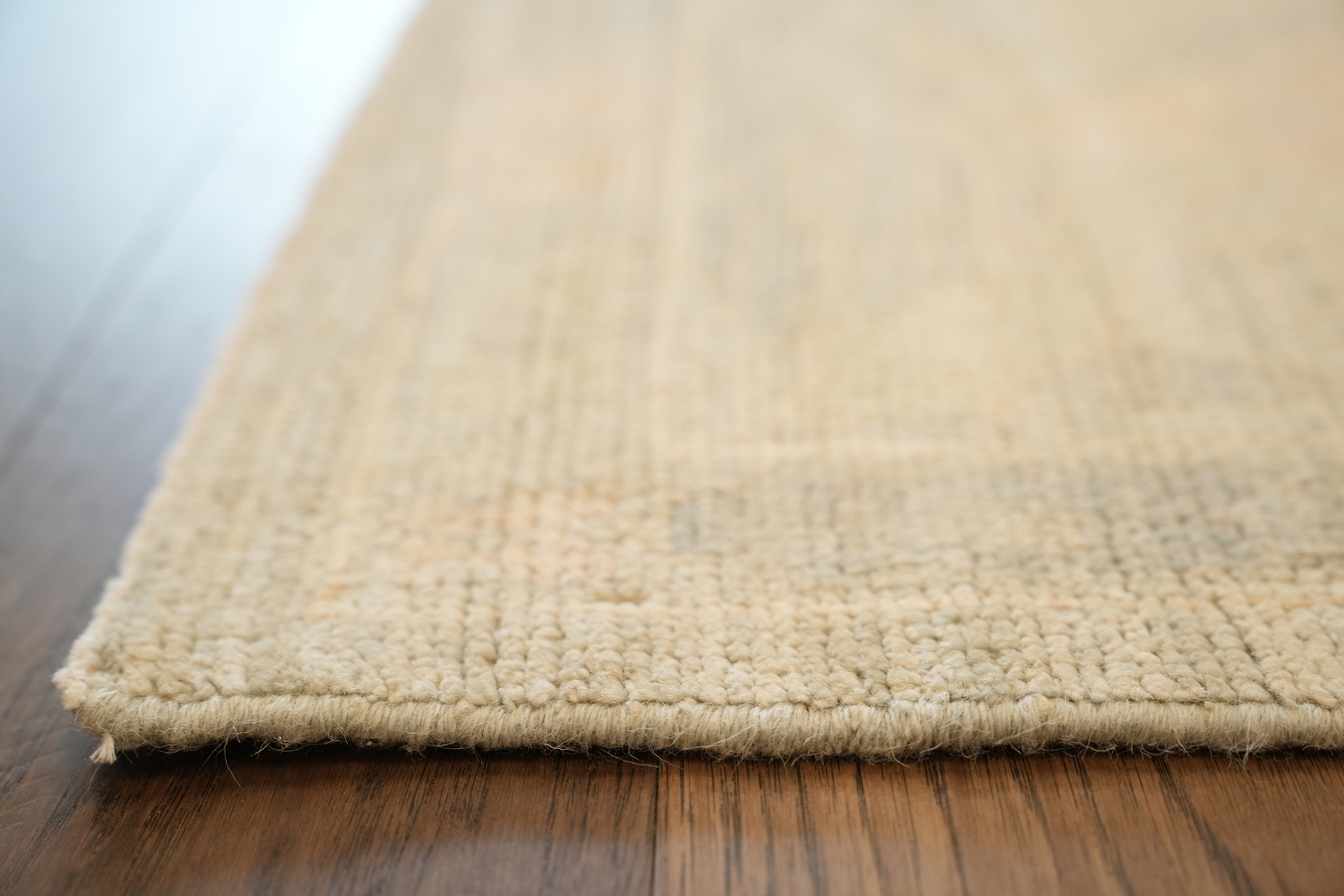 Muted Blue Vegetable Dye Oushak Turkish Area Rug 9x12
