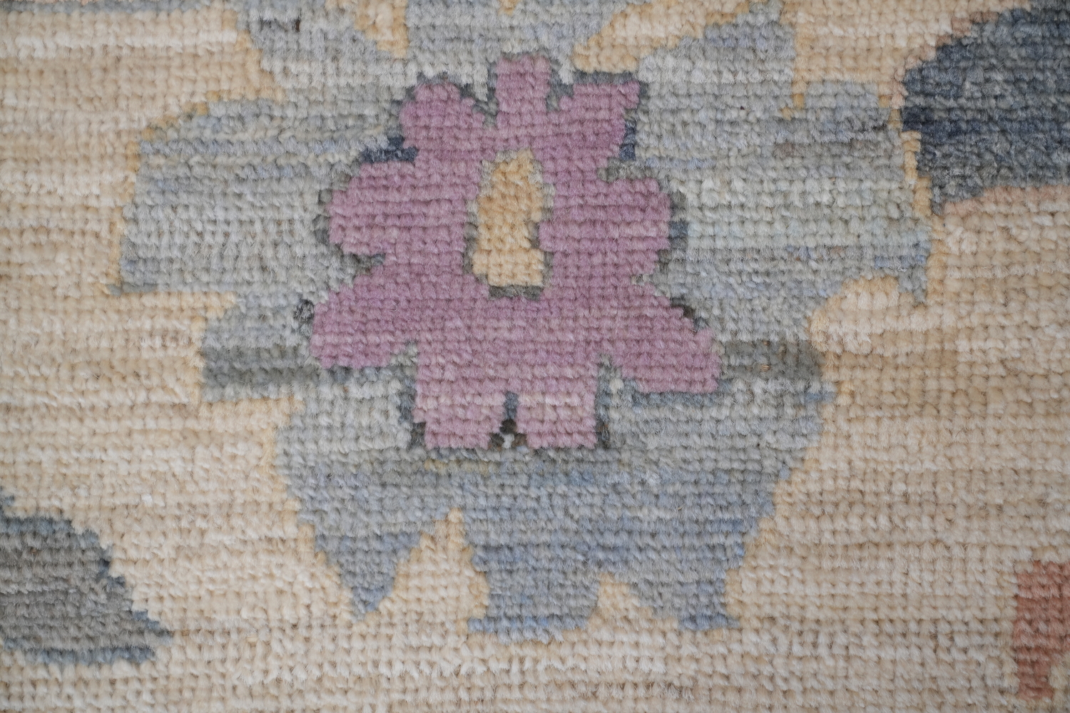 Vegetable Dye Oushak Turkish Area Rug 9x12