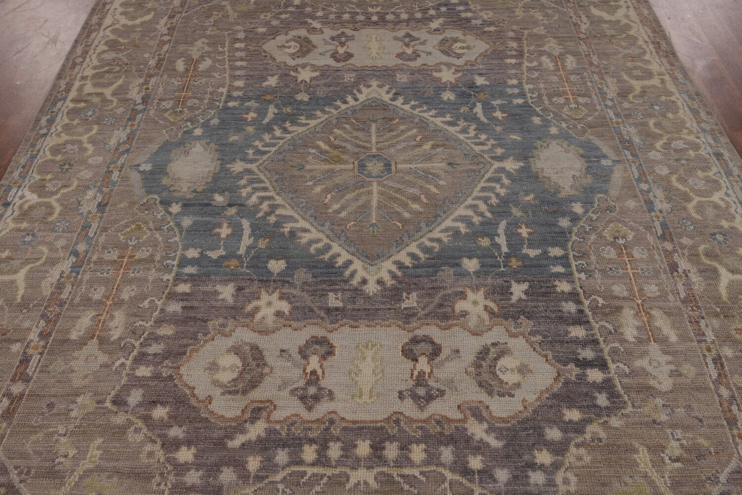 Vegetable Dye Oushak Turkish Area Rug 6x9