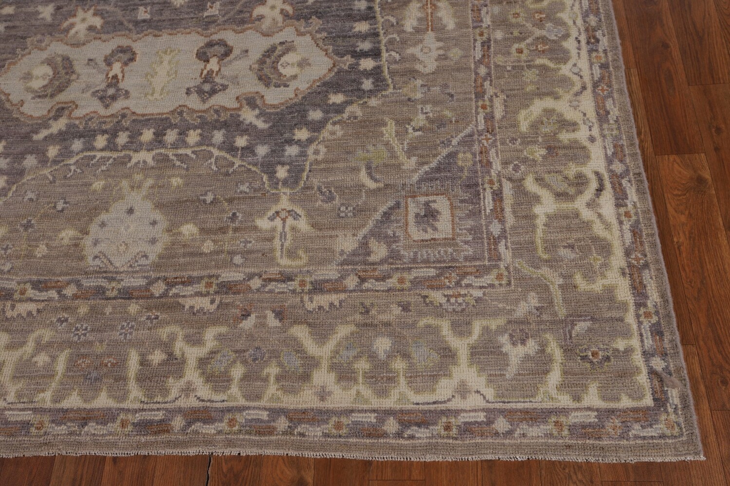 Vegetable Dye Oushak Turkish Area Rug 6x9