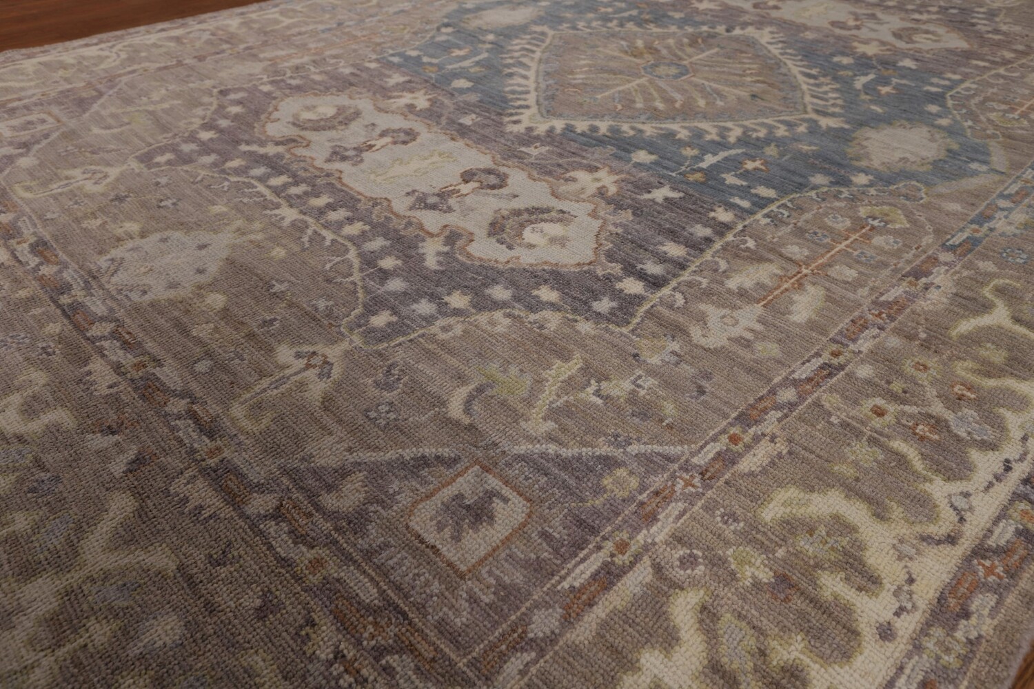 Vegetable Dye Oushak Turkish Area Rug 6x9