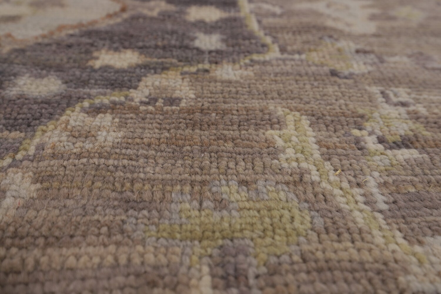 Vegetable Dye Oushak Turkish Area Rug 6x9
