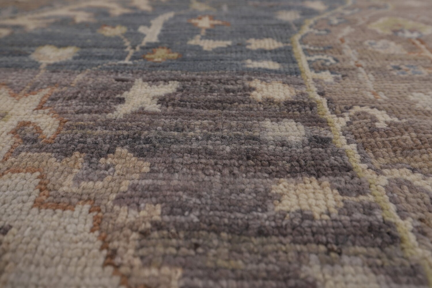Vegetable Dye Oushak Turkish Area Rug 6x9