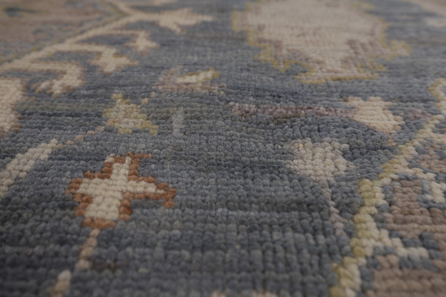 Vegetable Dye Oushak Turkish Area Rug 6x9