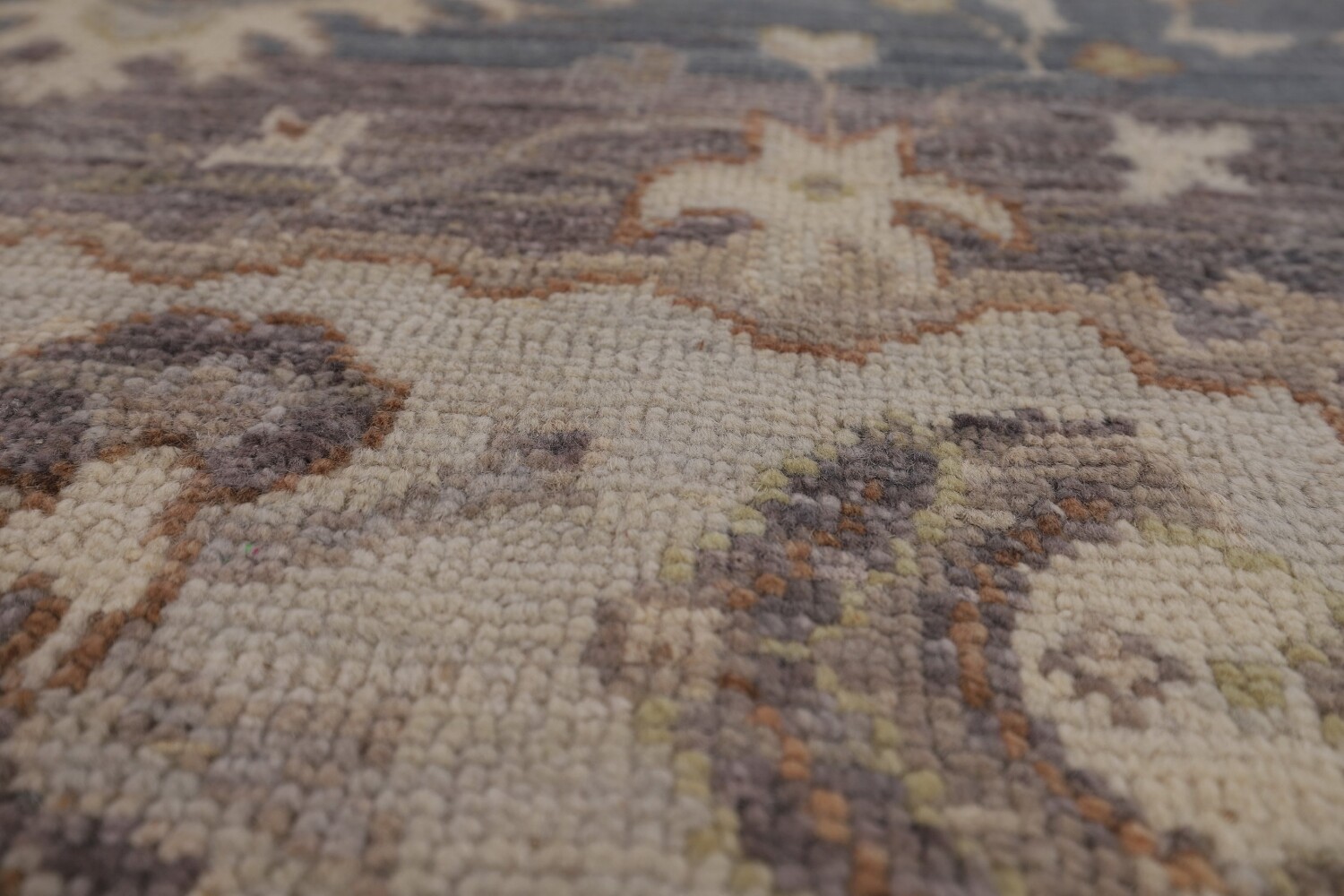 Vegetable Dye Oushak Turkish Area Rug 6x9