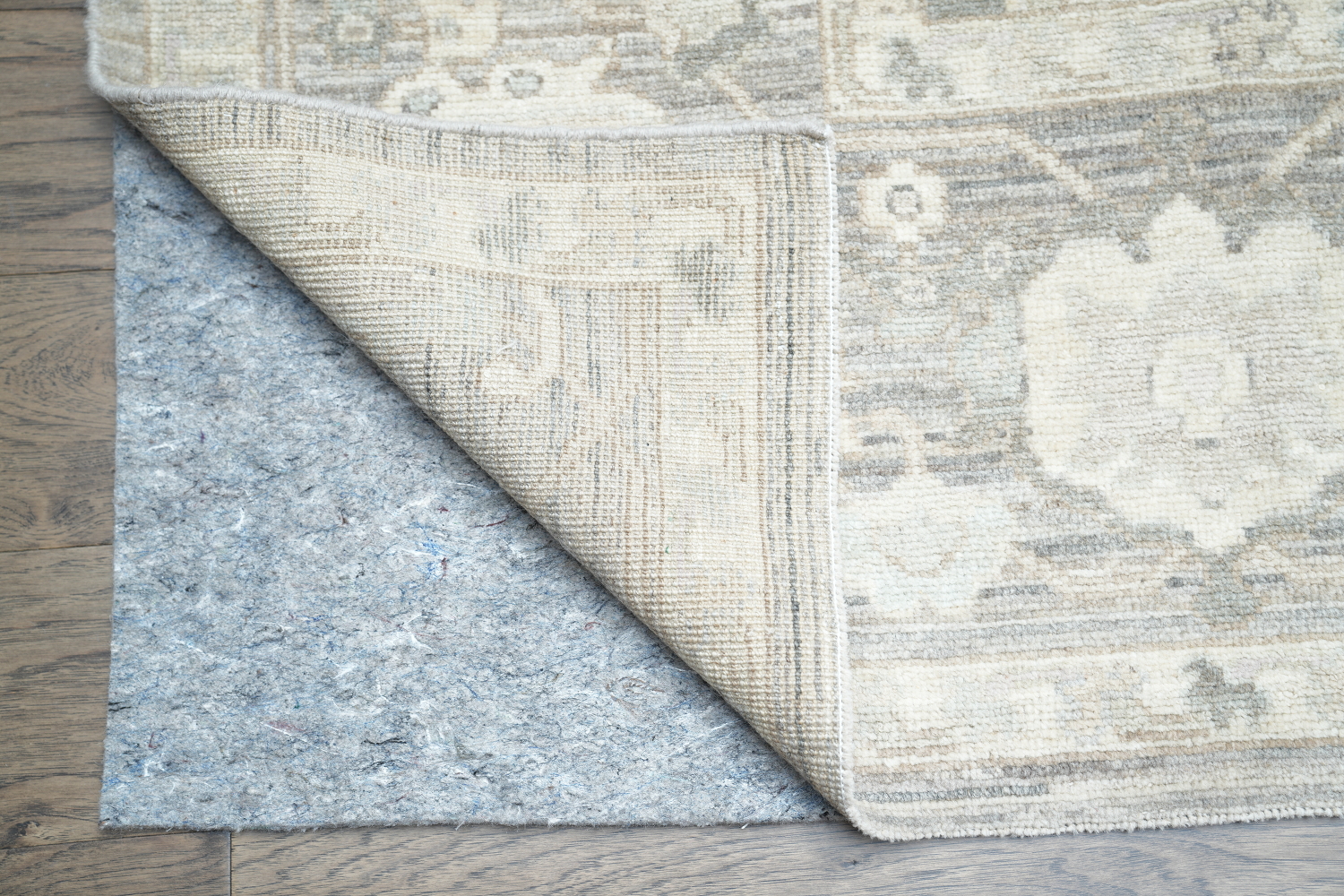 Vegetable Dye Muted Grey Oushak Turkish Area Rug 9x12