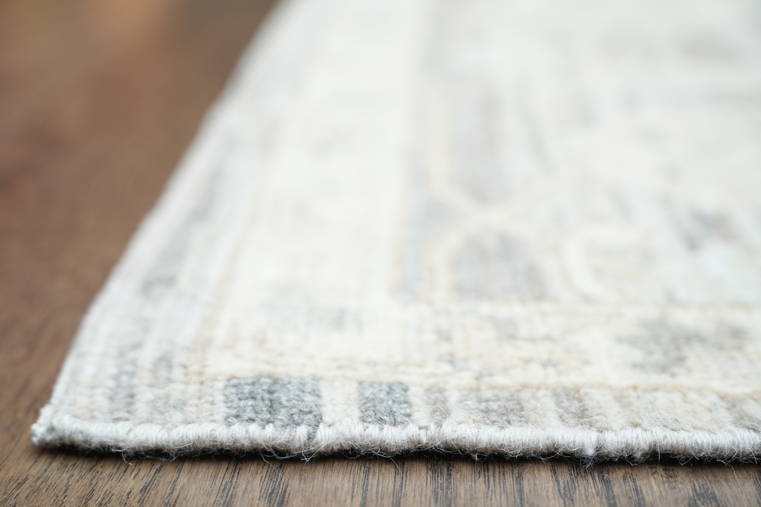 Vegetable Dye Muted Grey Oushak Turkish Area Rug 9x12