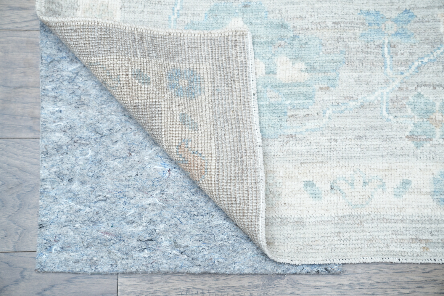 Vintage-Style Pale Neutral Grey Oushak Turkish Large Rug 9x12 ft