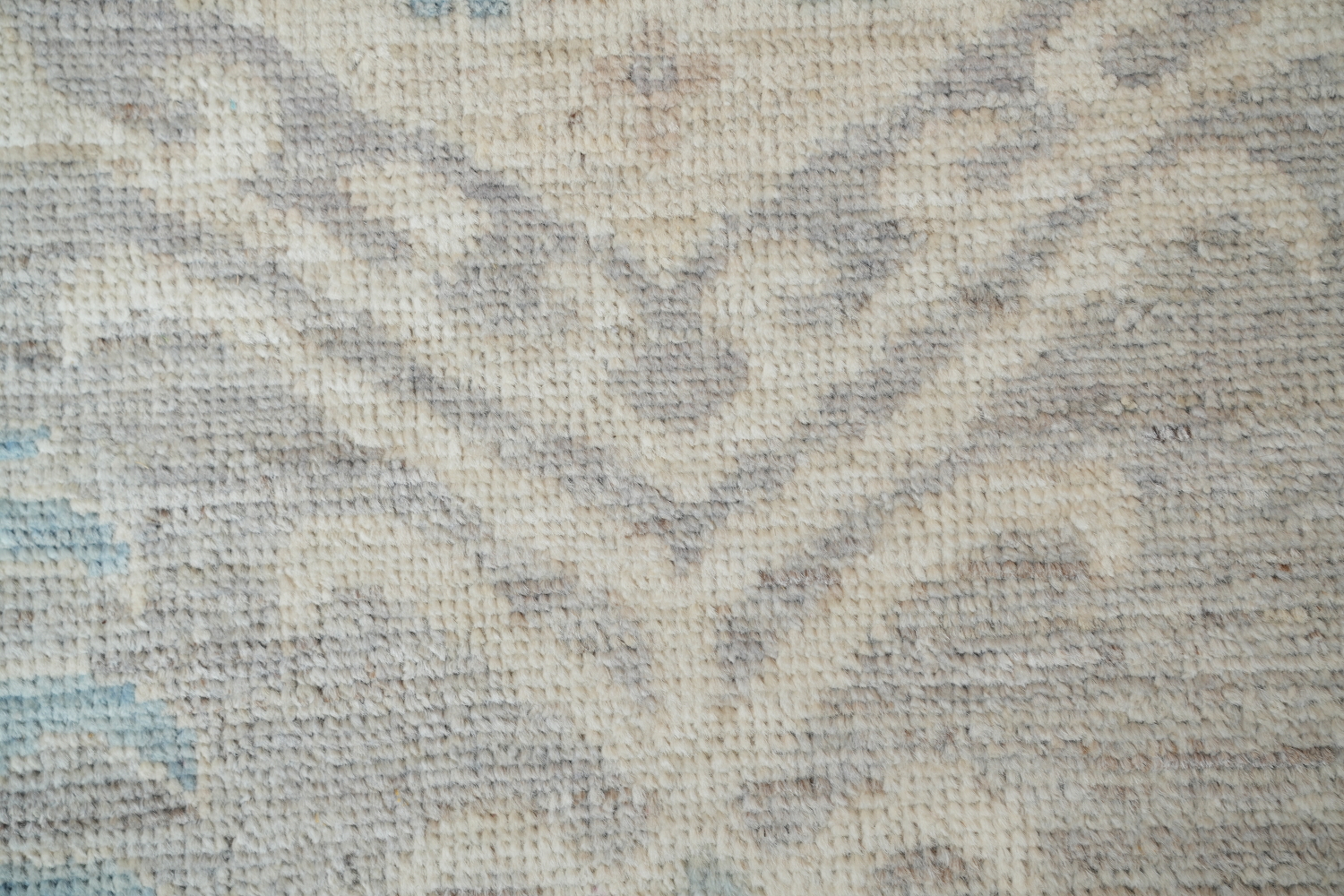 Vintage-Style Pale Neutral Grey Oushak Turkish Large Rug 9x12 ft